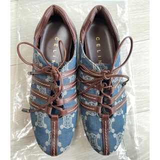 celine - 【希少完売サイズ】CELINE ブロックスニーカー37 ウェッジ celine - 【希少完売サイズ】CELINE ブロックスニーカー37 ウェッジ