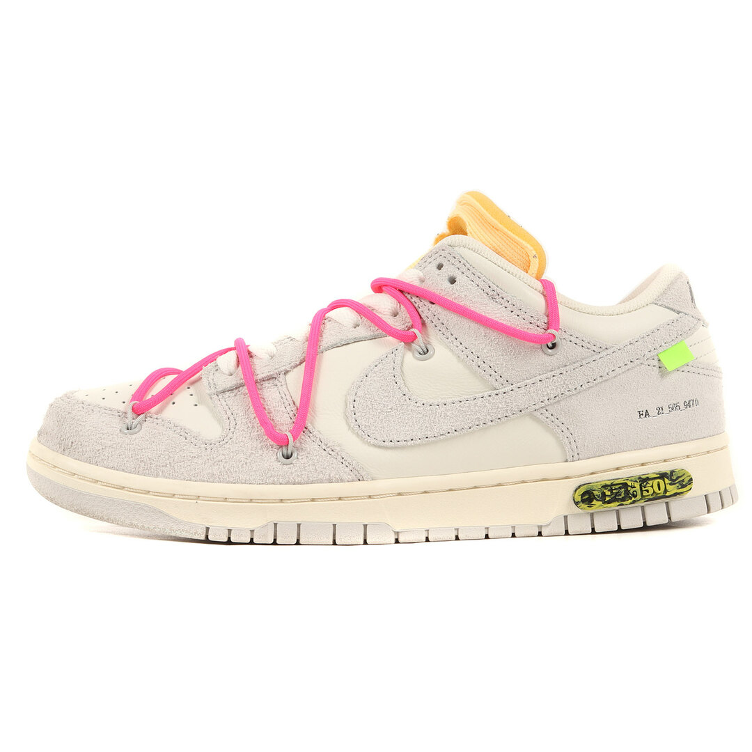 OFF-WHITE オフホワイト  スニーカー NIKE DUNK LOW The 50 1 OF 50 No.45 DM1602-101 21AW セイル ナチュラルグレー US11  29cm 【メンズ】【R018】