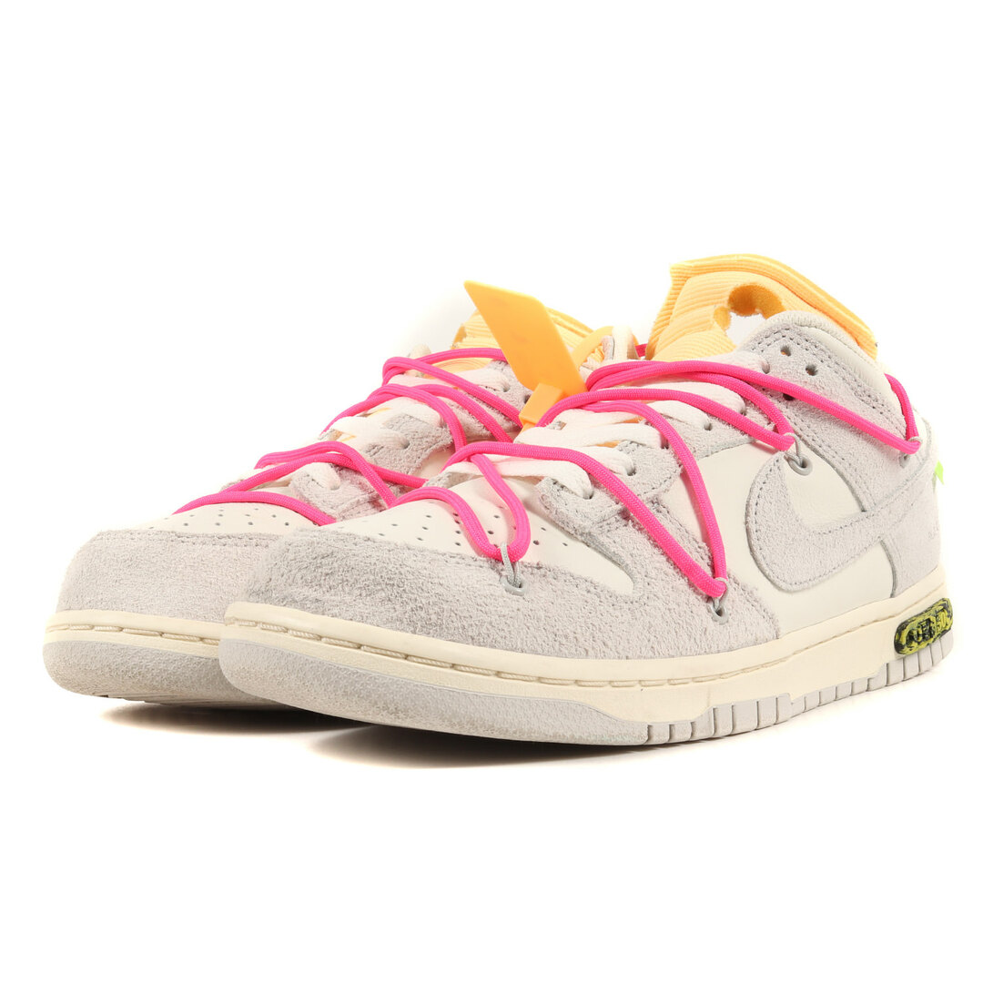 OFF-WHITE オフホワイト NIKE DUNK LOW The 50 / 1 OF 50 No.17 (DJ0950-117) 21AW ナイキ  ダンク ロー セイル ニューラルグレー サイズ：US10 28.0cm スニーカー コラボ【メンズ】【中古】【美品】