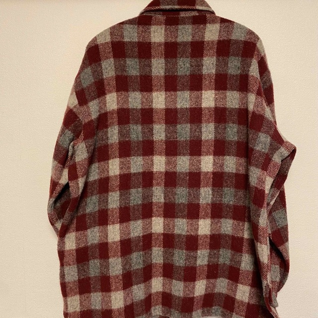 【激レア】60s woolrich ウールリッチ ネルシャツ XL 白タグ