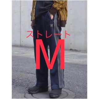 ニードルス(Needles)のneedles トラックパンツ  ストレート　ネイビー　M(その他)