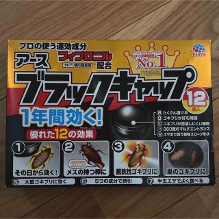 アースセイヤク(アース製薬)のアース　ブラックキャップ(日用品/生活雑貨)