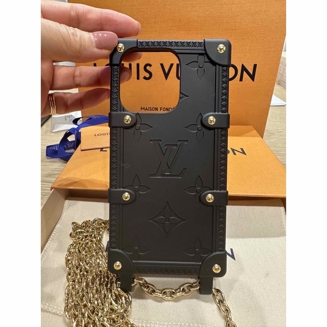 らかなマイ 【新品未使用】正規品LOUIS VUITTON iPhone14Pro ケース スマートフ