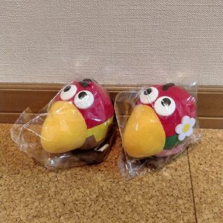 モリナガセイカ(森永製菓)のキョロちゃんミニぬいぐるみ2個セット(キャラクターグッズ)