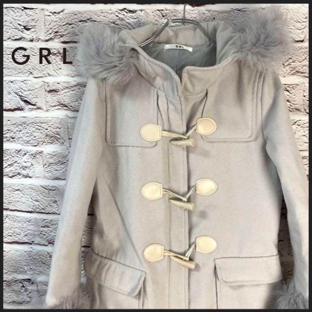 GRL(グレイル)のGRL アウター　コート　ロングコート　レディース　[ L size ] レディースのジャケット/アウター(ダッフルコート)の商品写真