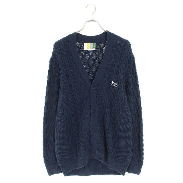 キス Gramercy Cable Cardigan Stadium ケーブルニットカーディガン メンズ M