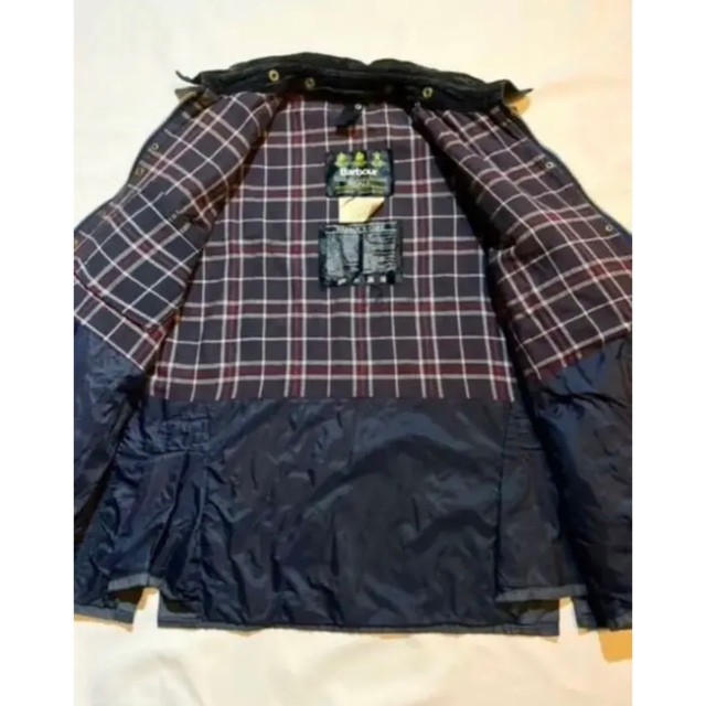 Barbour(バーブァー)の【希少】95年製Barbour oild jacket BEDALE ネイビー メンズのジャケット/アウター(ミリタリージャケット)の商品写真