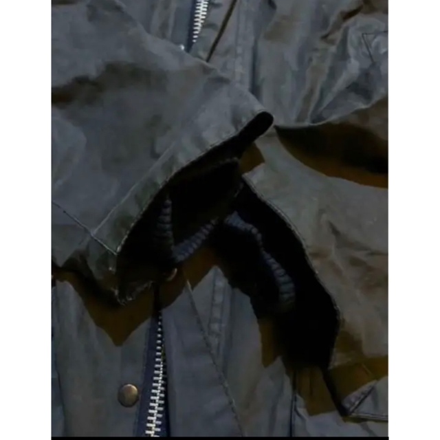 Barbour(バーブァー)の【希少】95年製Barbour oild jacket BEDALE ネイビー メンズのジャケット/アウター(ミリタリージャケット)の商品写真