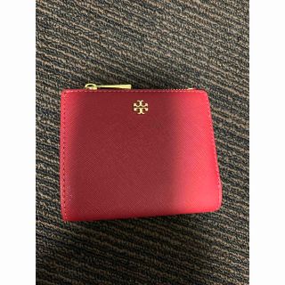 トリーバーチ(Tory Burch)のトリーバーチ 二つ折り財布　赤 ミニウォレット      土日限定金額！(財布)