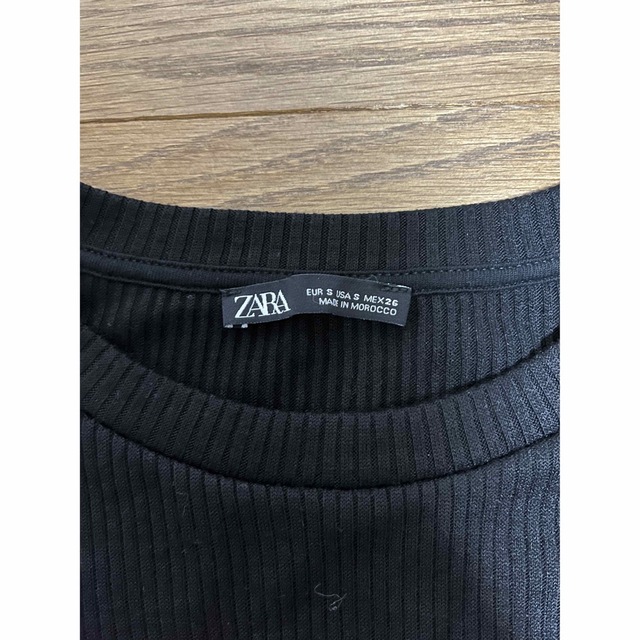 ZARA(ザラ)のZARA シースルー　トップス レディースのトップス(カットソー(長袖/七分))の商品写真