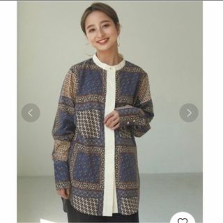 トゥデイフル(TODAYFUL)の【新品】TODAYFUL❤️スタンドカラーペイズリーシャツ(シャツ/ブラウス(長袖/七分))