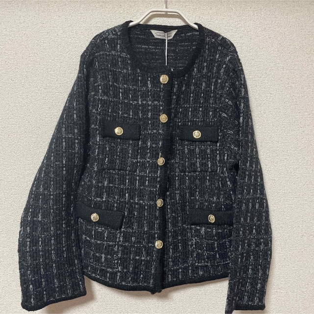 トラッツォドンナ ラメミックスニットジャケット www.metka-egn.com