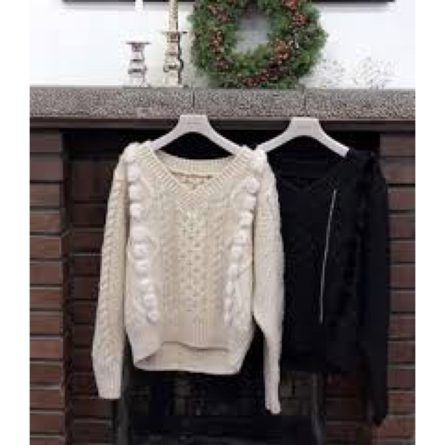 Herlipto Shining Cable-knit Pullover レディースのトップス(ニット/セーター)の商品写真