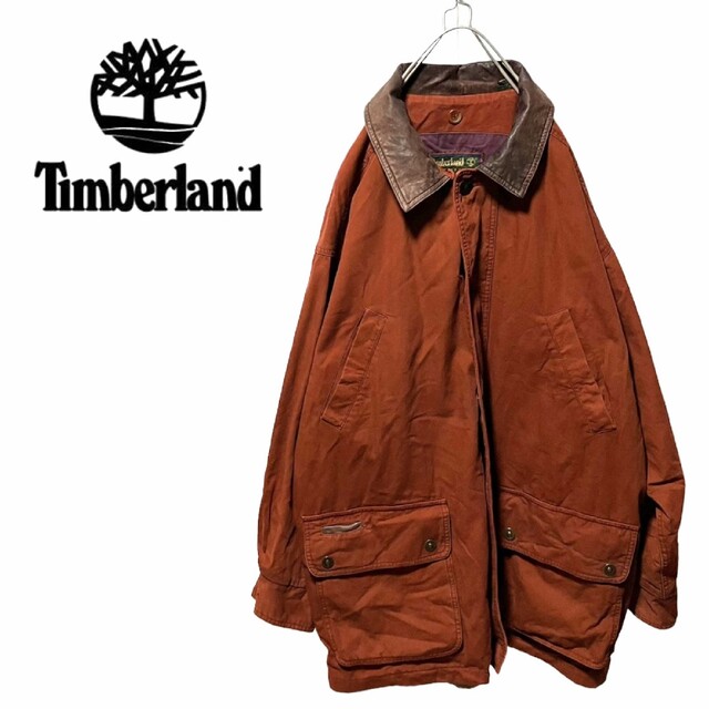 Timberland(ティンバーランド)の【Timberland】レザー襟 ハンティングジャケット A-333 メンズのジャケット/アウター(ブルゾン)の商品写真