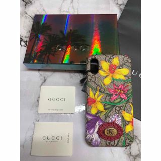 グッチ(Gucci)の【新品未使用】GUCCI グッチ iPhoneX,XS フローラ(iPhoneケース)