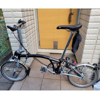 ブロンプトン(BROMPTON)のBrompton S3L 2010モデル(英国製、付属品多数)(自転車本体)