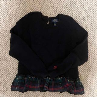 ポロラルフローレン(POLO RALPH LAUREN)のPOLO RALPH LAURENトップス　6歳　紺(ニット)