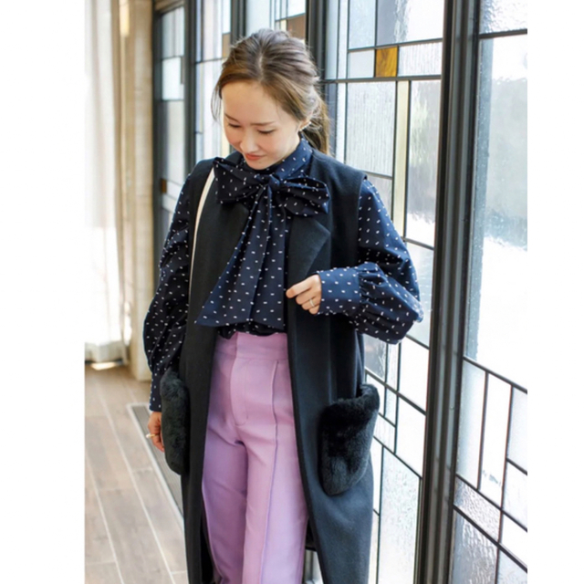 美品 Theory 22SS Express Salind ロングジレ Mサイズ
