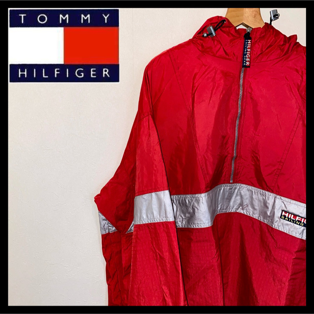 TOMMY HILFIGER(トミーヒルフィガー)のトミーヒルフィガー XXLサイズ ナイロンジャケット ジャンパースポーツウエア メンズのジャケット/アウター(ナイロンジャケット)の商品写真