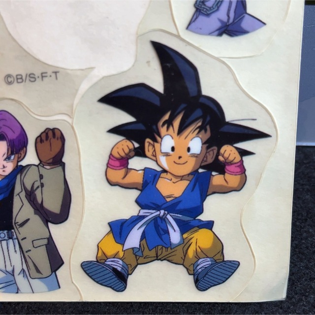 アニメ ドラゴンボールGT 悟空 トランクス パン シール 希少 珍品