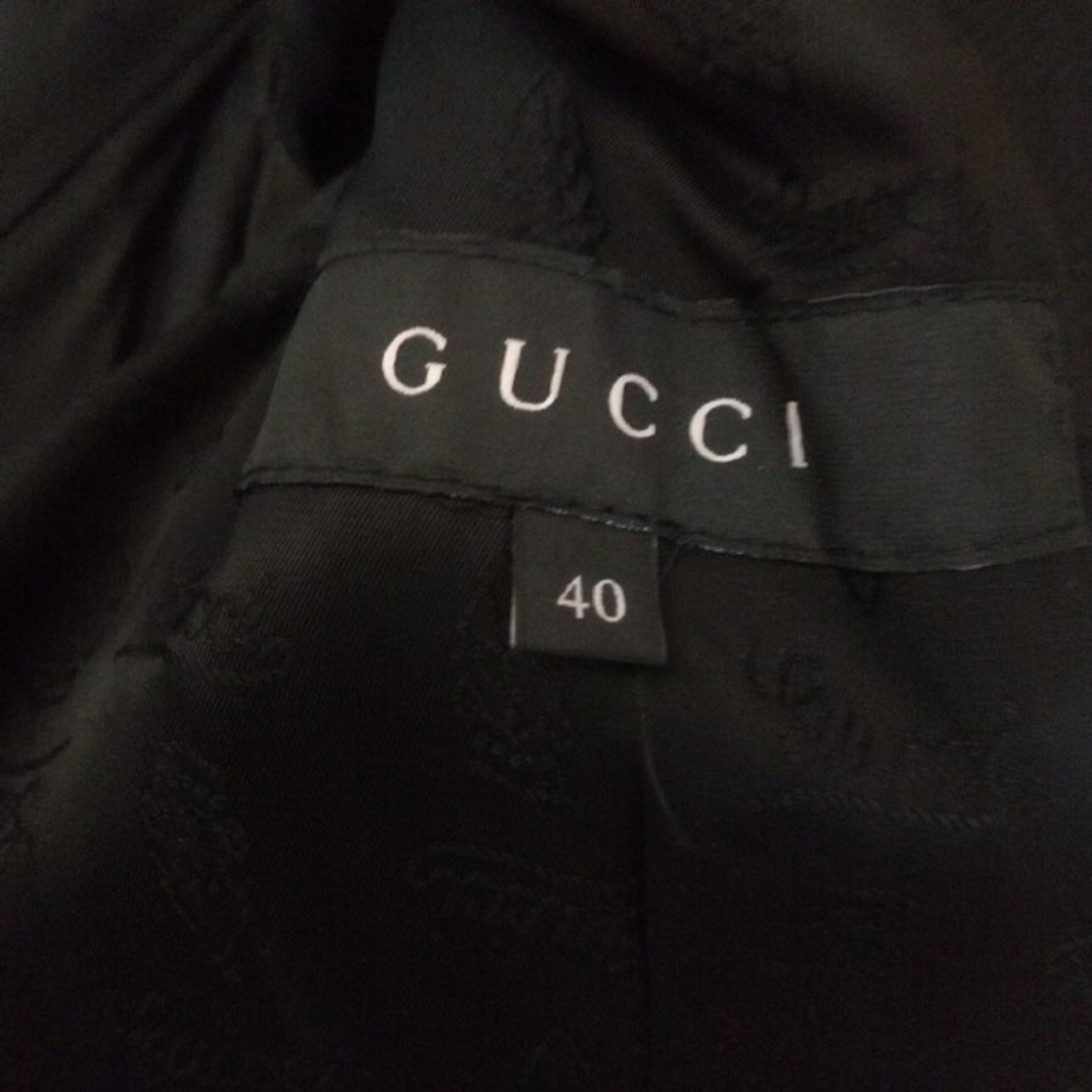 Gucci(グッチ)のGUCCIクルーズコレクション　黒ジャケット レディースのジャケット/アウター(テーラードジャケット)の商品写真