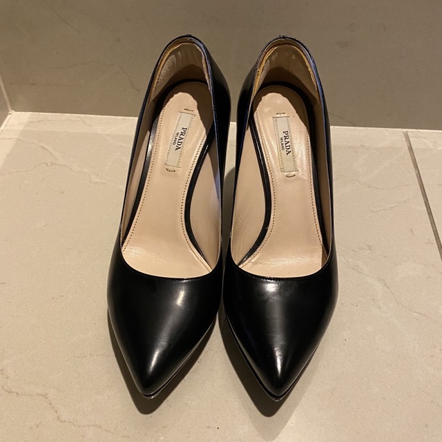 PRADA パンプス 牛革 36 1/2 24.5cm | eclipseseal.com