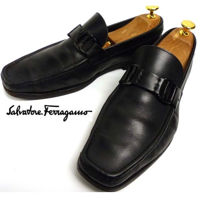 Salvatore Ferragamo(サルヴァトーレフェラガモ)の【訳あり】フェラガモ ローファー　7 1/2EEE(27-27.5cm) メンズの靴/シューズ(スリッポン/モカシン)の商品写真