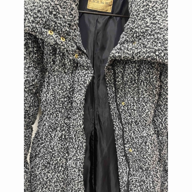 セシルマクビー CECIL Mc BEE リボン付きコート 可愛い レディースのジャケット/アウター(ダッフルコート)の商品写真