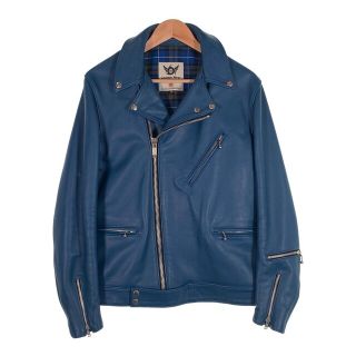 シックスシックスシックス ライダースジャケット(メンズ)(ブルー