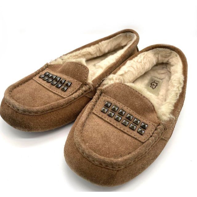 UGG - UGG ムートン スリッポン モカシン アンスレー スタッズ 22cmの