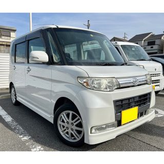 超美品 ダイハツ タントカスタム 車検令和5年8月24日迄 TV パワスラ 軽
