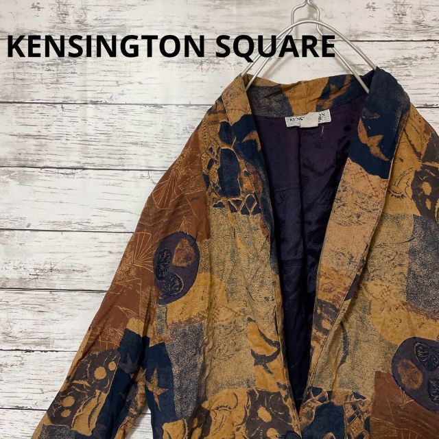 KENSINGTON SQUARE 総柄テーラードジャケット  USA製