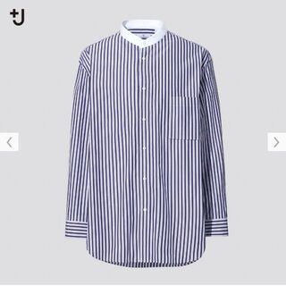 ユニクロ(UNIQLO)の新品 +J スーピマコットンオーバーサイズスタンドカラーシャツ ジルサンダー(シャツ)