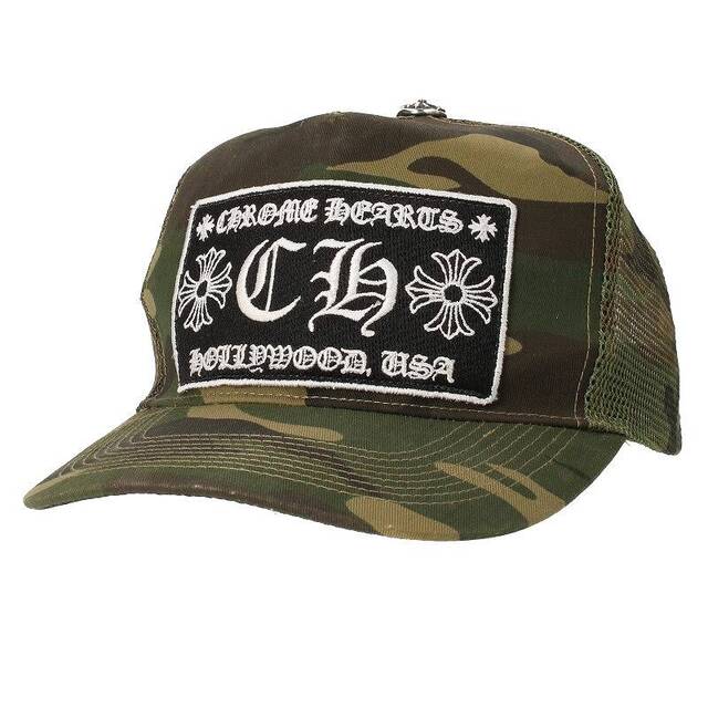 クロムハーツ TRUCKER CAP/トラッカーキャップ CHパッチクロスボール付