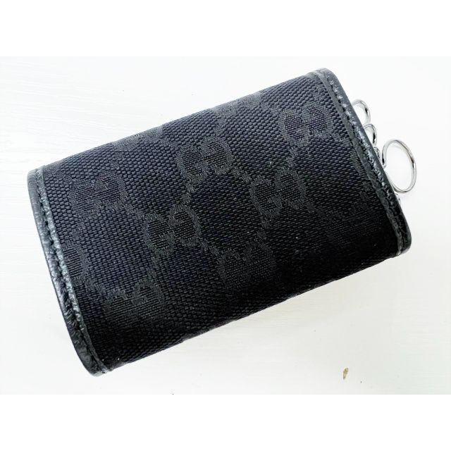 GUCCI - ほぼ未使用 美品 GUCCI グッチ GGキャンバス 6連キー GUCCI - ほぼ未使用 美品 GUCCI グッチ GGキャンバス 6連キー