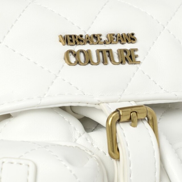 VERSACE - VERSACE JEANS COUTURE リュック キルティング ホワイトの