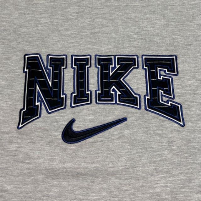 90s】NIKE ナイキ スウェット トレーナー グレー 刺繍ロゴ XLXL( 90s】NIKE ナイキ スウェット トレーナー グレー 刺繍ロゴ XLXL(