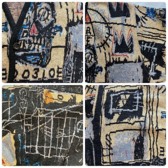 M【WACKOMARIA】BASQUIAT CARDIGAN／新品タグ付／送料込