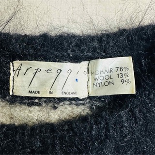 【超希少】UK製　モヘアニット　ヴィンテージ　　パンク　ユーロ　セーター