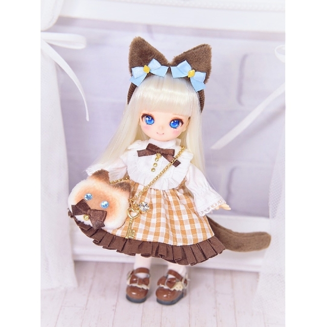 プチブライス服＊ねこちゃんワンピース6点セット