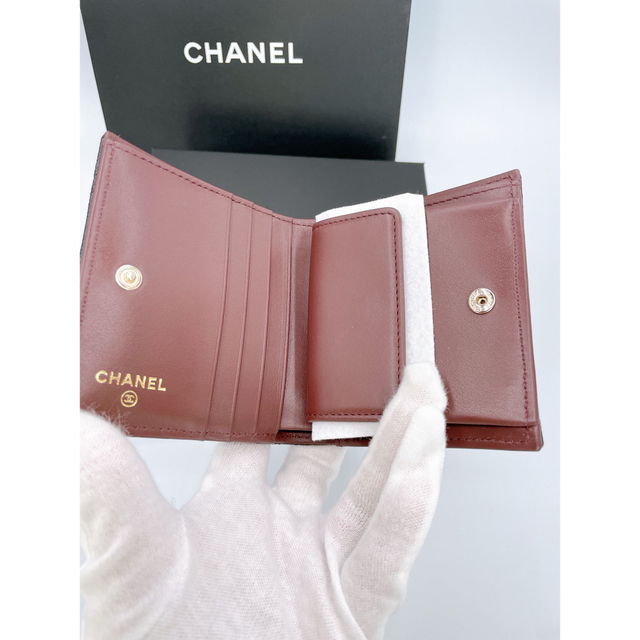新作 23プレ シャネル 2つ折り財布 ミニウォレット CHANEL 新作 23プレ シャネル 2つ折り財布 ミニウォレット CHANEL