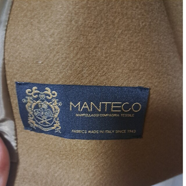 ☆美品☆MANTECO社 nobleハーフコート ブラウン