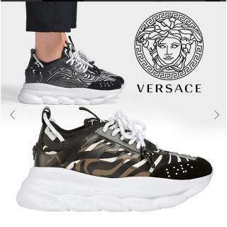 ヴェルサーチ(VERSACE)のVERSACE★ゼブラスニーカー42(スニーカー)