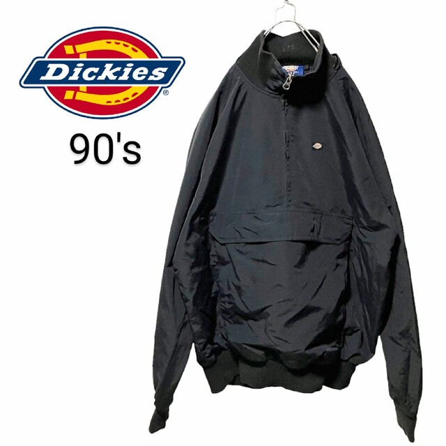 【Dickies】90's ハーフジップ ナイロンアノラックジャケット A336