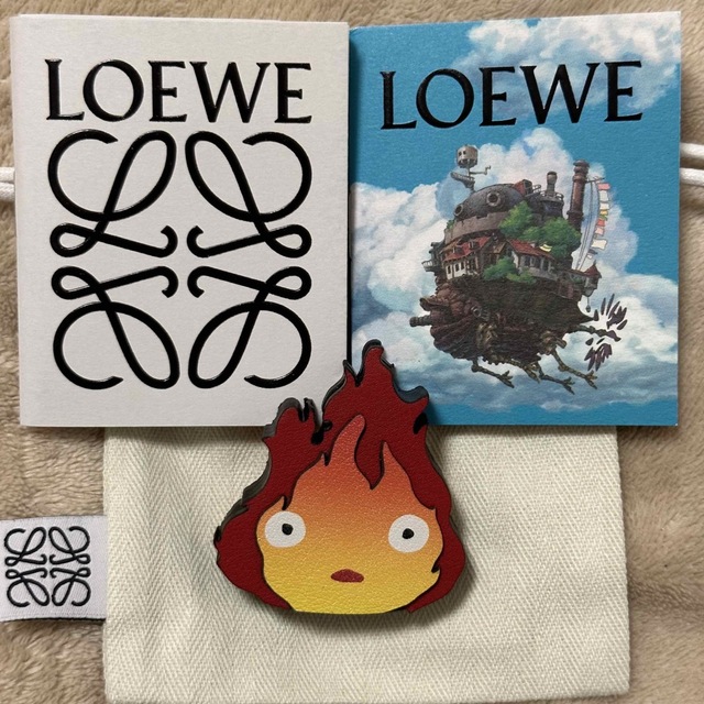 ♡新品♡ ロエベ LOEWE ハウルの動く城 カルシファー ダイス カーフ-