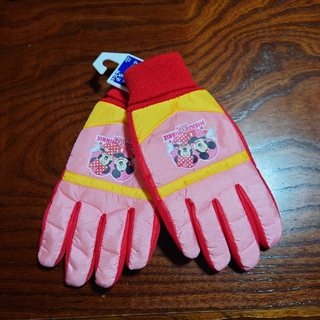 ディズニー(Disney)の新品　日本製　Disney　ミッキー＆ミニー　スノー スキー 手袋   7～8才(手袋)