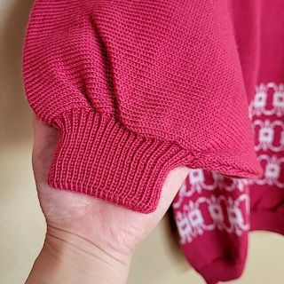 美品 婦人服 着物用 セーター 手編み オーダーメイド 一点物 希少 毛 日本製