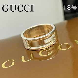 グッチ(Gucci)の新品仕上 グッチ ブランデッド G リング ナロー 指輪 シルバー 18号(リング(指輪))