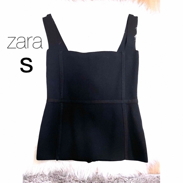 ZARA(ザラ)の限定セール‼️ zara トップス ニット タンクトップ コルセット ベスト レディースのトップス(ニット/セーター)の商品写真