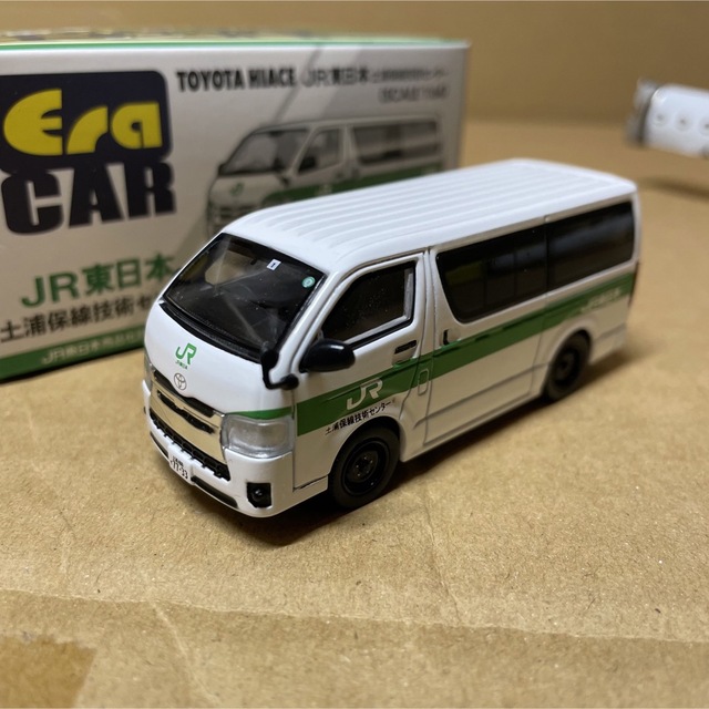 JR(ジェイアール)のEra 1/64 トヨタ　ハイエース　JR東日本　土浦保線技術センターミニカー エンタメ/ホビーのおもちゃ/ぬいぐるみ(ミニカー)の商品写真